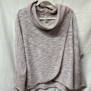 Calvin Klein Cream Cowl Neck Sweater Knit